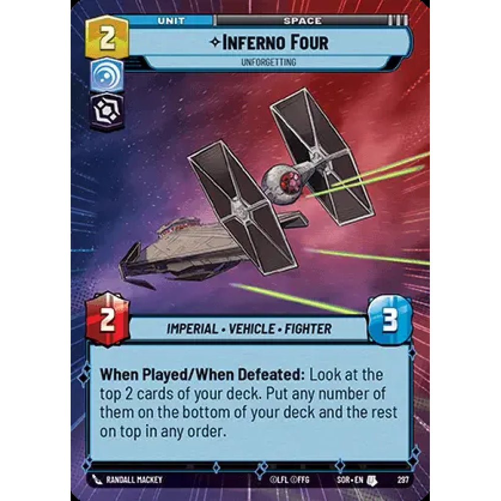 Inferno Four, 297, U, Star Wars Unlimited, Sparks Of Rebellion