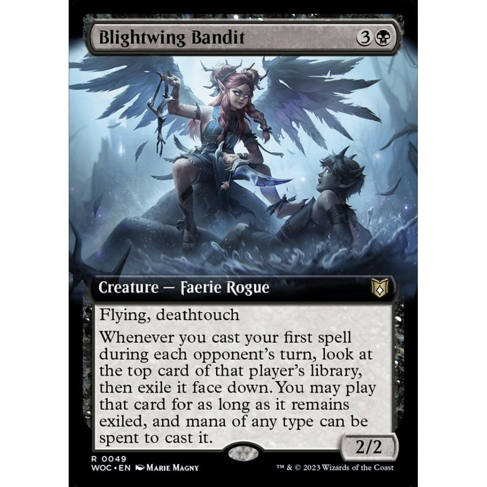 Blightwing Bandit, rare, 49, Magic the Gathering, Wilds of Eldraine Commander