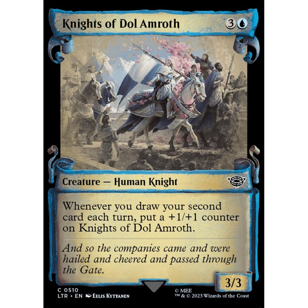 Knights of Dol Amroth, common, 510, Magic the Gathering, The Lord of the Rings: Tales of Middle-earth