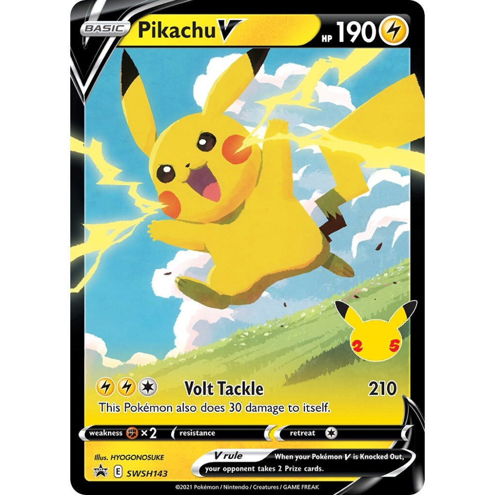 Pikachu V Promo SWSH143 Pokemon Card Game Sword & Shield Promos