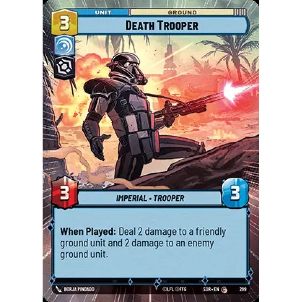 Death Trooper, 299, C, Star Wars Unlimited, Sparks Of Rebellion
