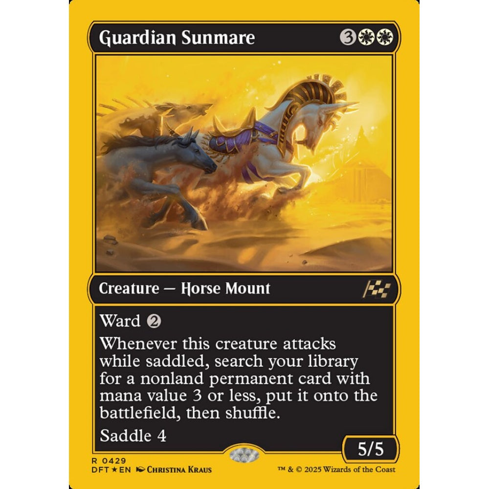Guardian Sunmare, 429, rare, Magic: The Gathering, Aetherdrift