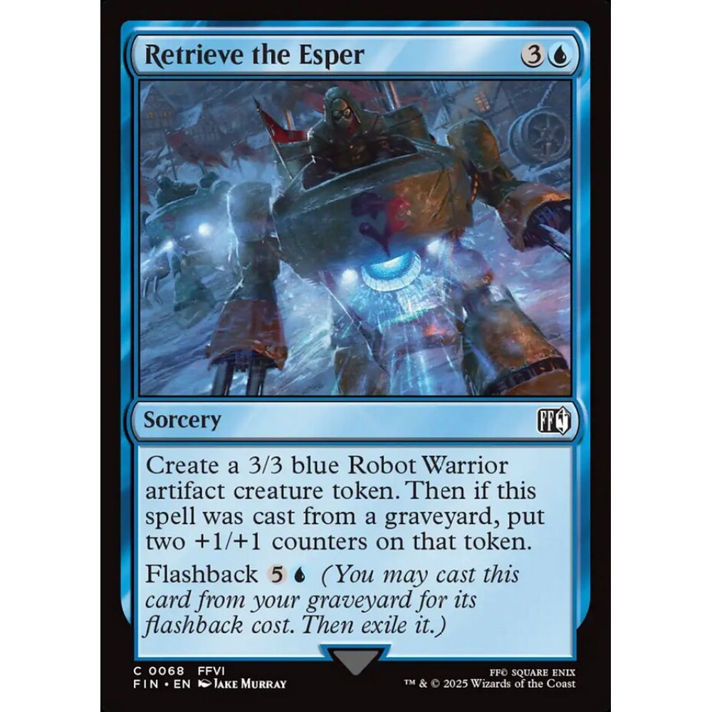 Retrieve the Esper common 68 Magic the Gathering Final Fantasy