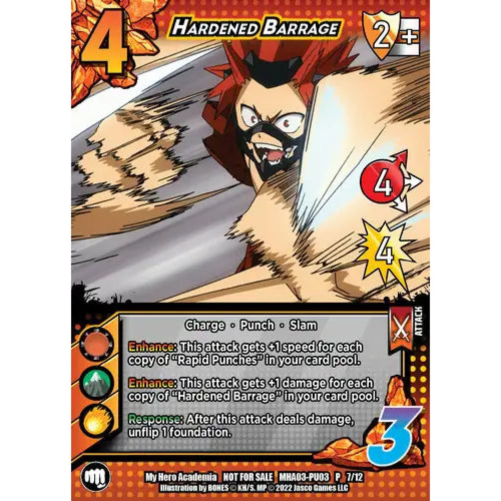 Hardened Barrage, 7/12, P, UniVersus, Promos