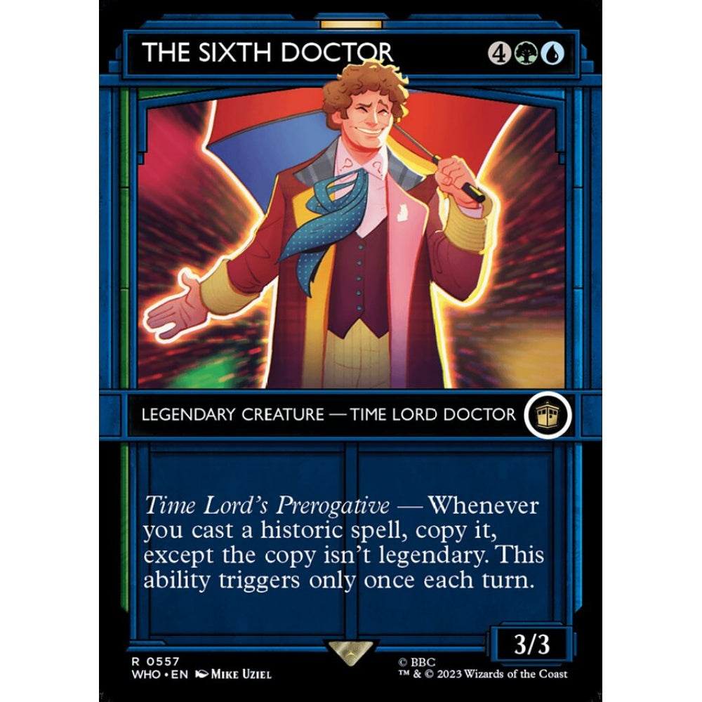 The Sixth Doctor rare 557 Magic the Gathering Doctor Who