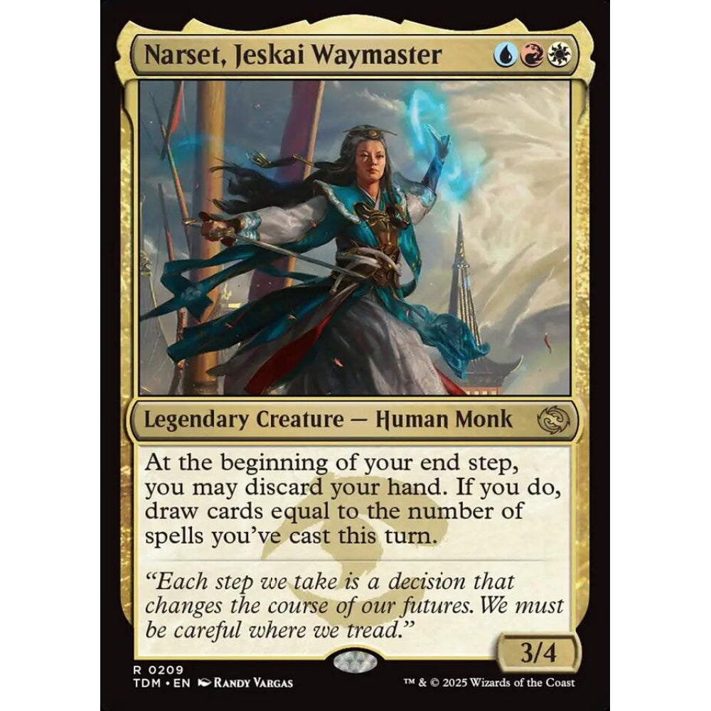 Narset, Jeskai Waymaster rare 209 Magic the Gathering Tarkir: Dragonstorm