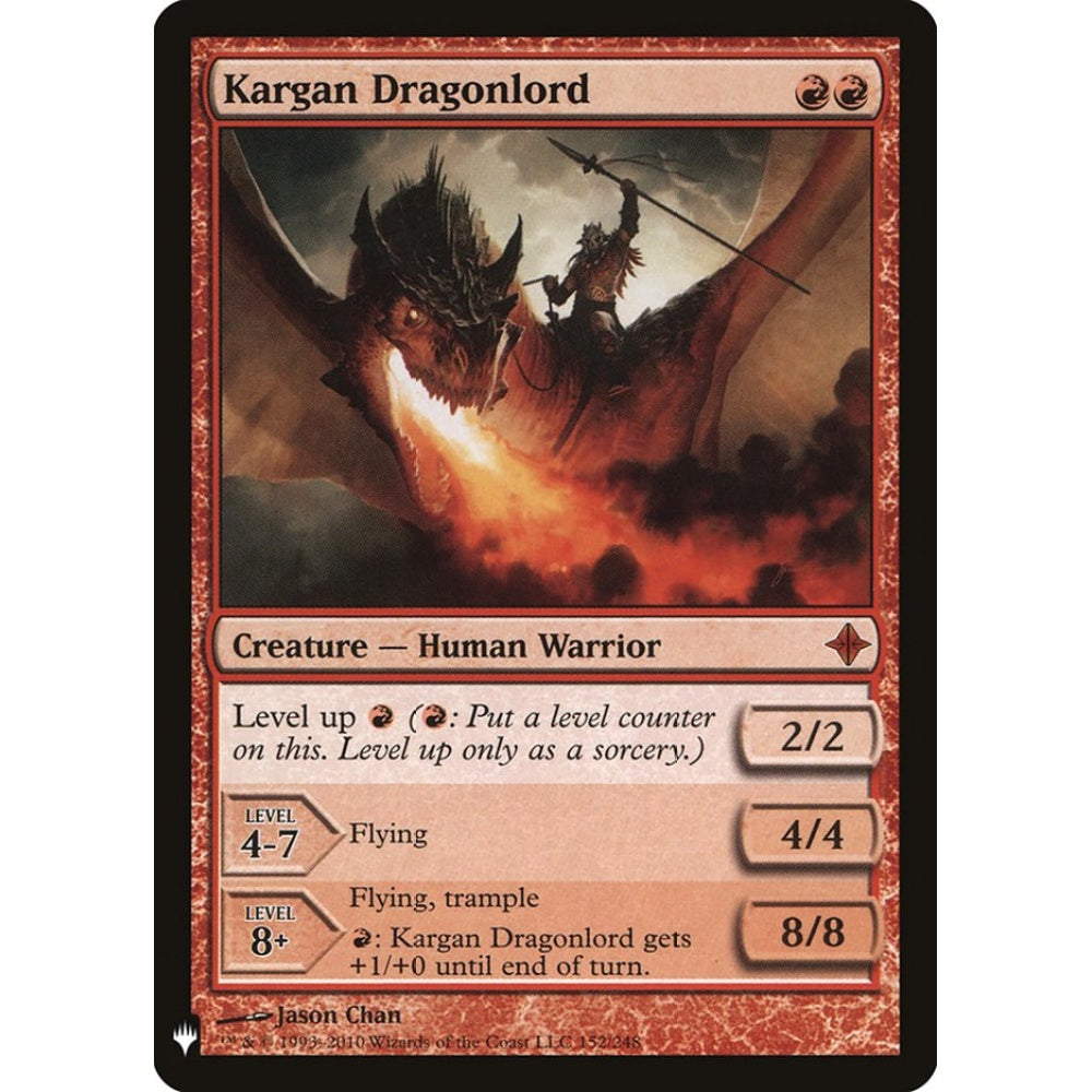 Kargan Dragonlord mythic ROE-152 Magic the Gathering The List