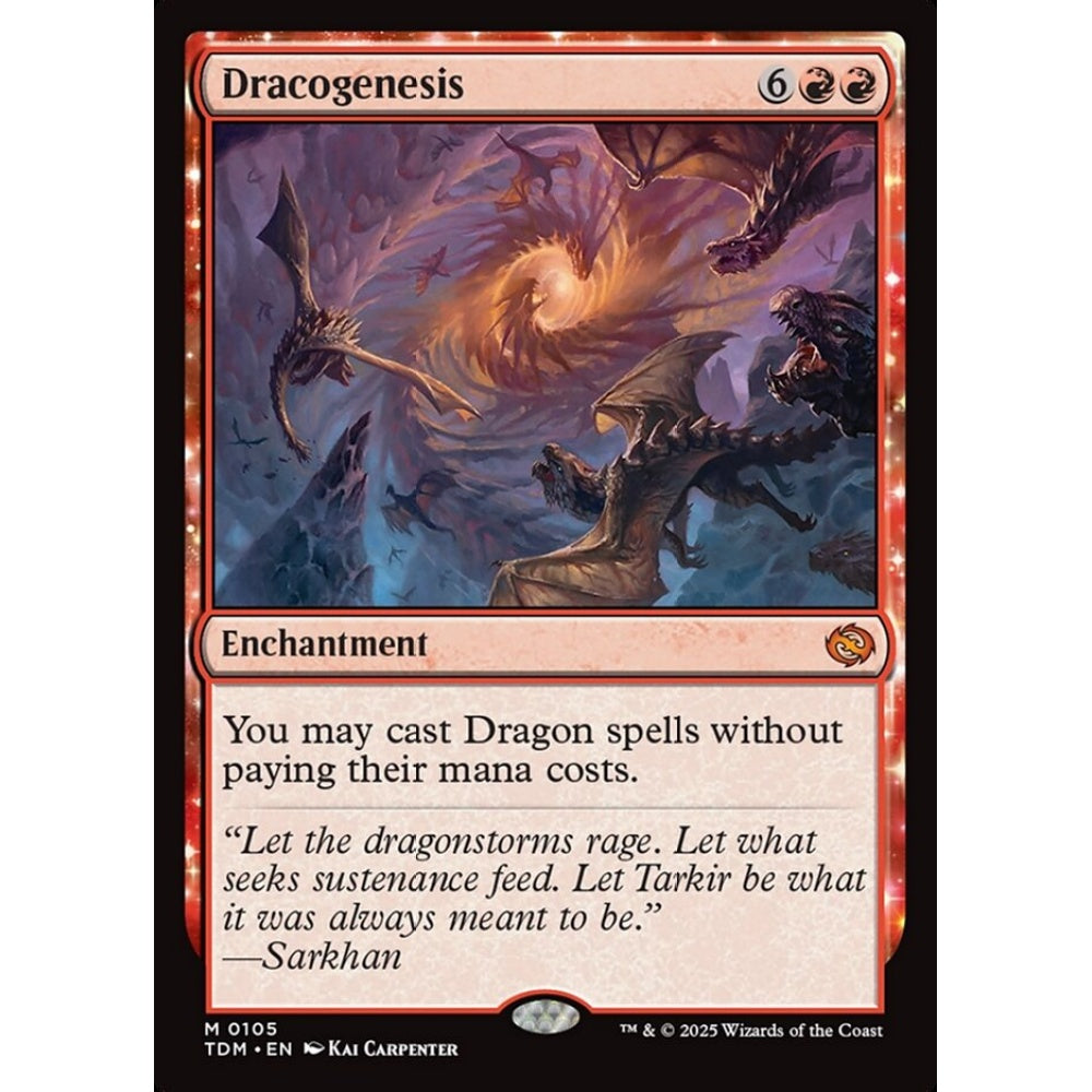 Dracogenesis mythic 105 Magic the Gathering Tarkir: Dragonstorm
