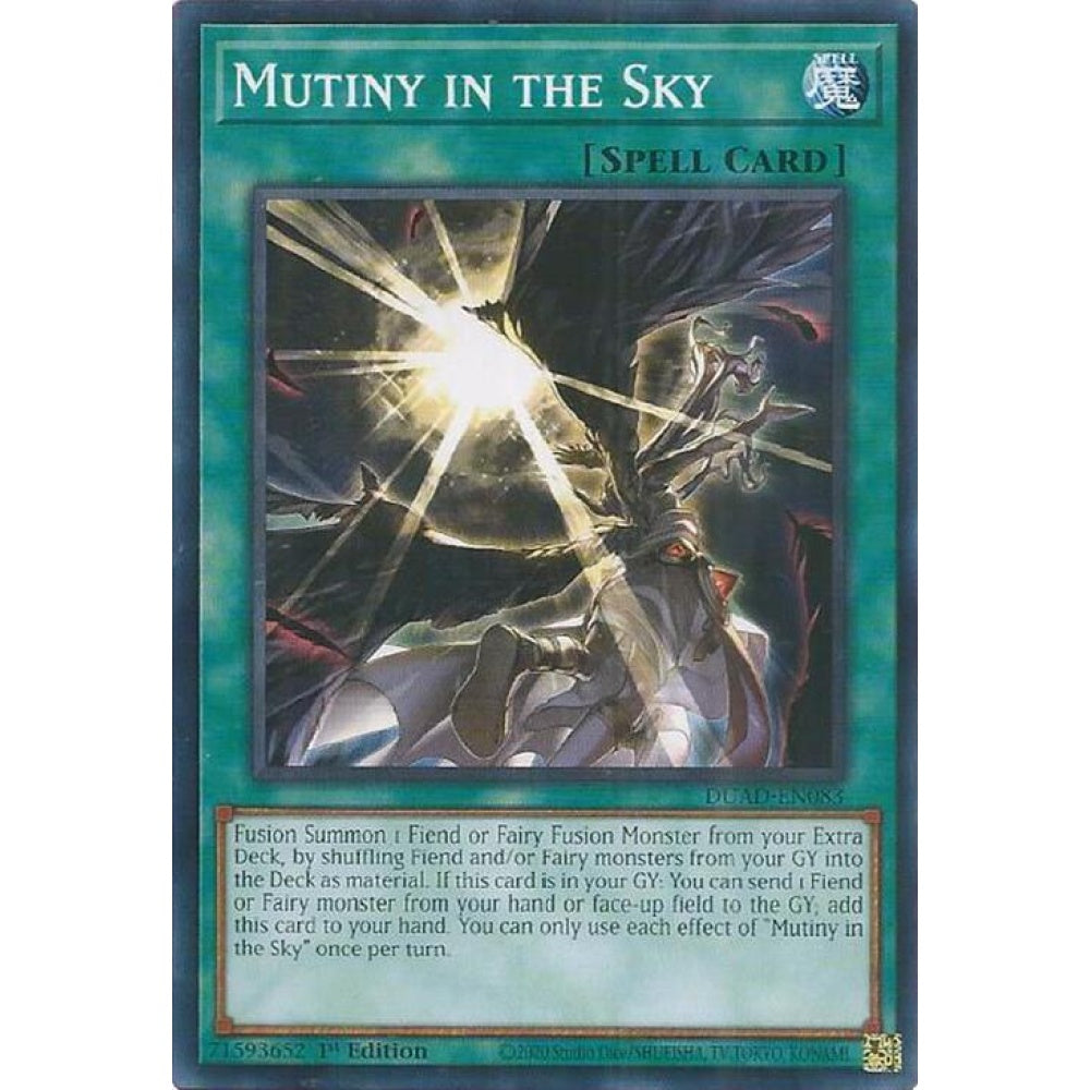 Mutiny in the Sky DUAD-EN083 Common Yu-Gi-Oh Duelist's Advance