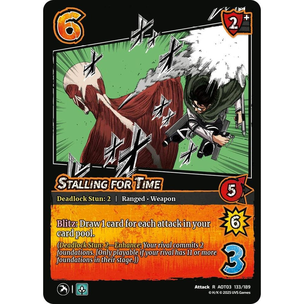 Stalling for Time 133/189 AOT03 Universus Attack on Titan: Apocalypse Attack R