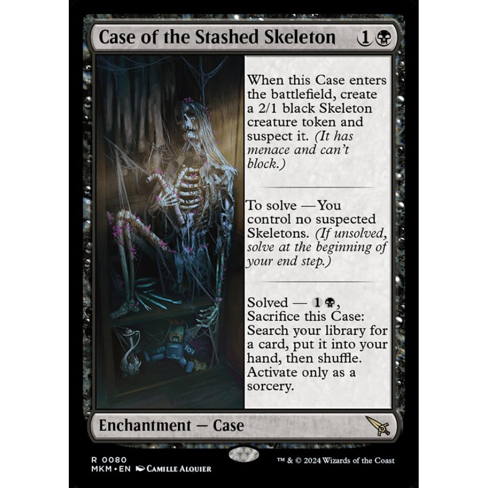 Case of the Stashed Skeleton rare 80 Magic the Gathering Murders at Karlov Manor