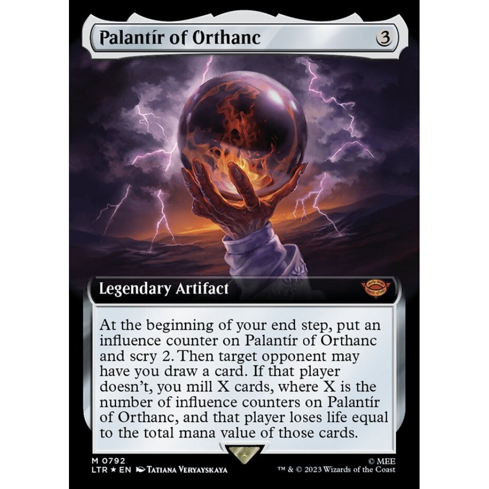 Palantír of Orthanc, mythic, 792, Magic the Gathering, The Lord of the Rings: Tales of Middle-earth