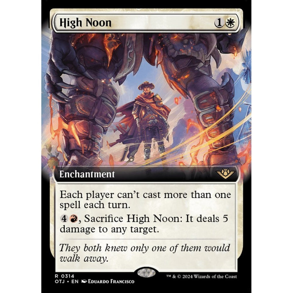 High Noon, 314, rare, Magic: The Gathering, Outlaws of Thunder Junction