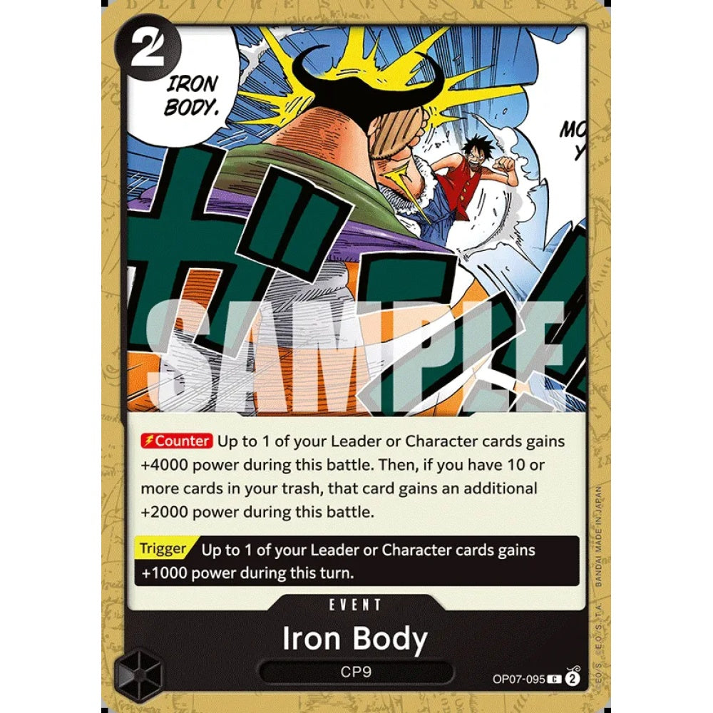 Iron Body, OP07-095, Common, One Piece, 500 Years in the Future