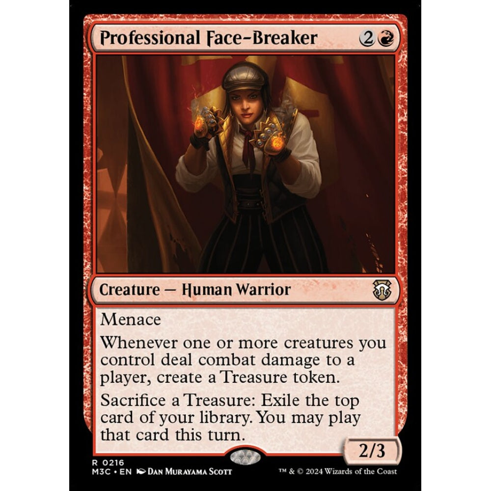 Professional Face-Breaker, 216, rare, Magic: The Gathering, Modern Horizons 3