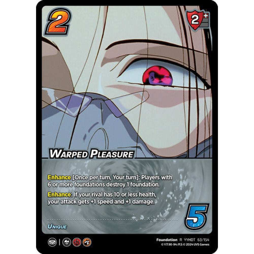 Warped Pleasure, 63/154, R, UniVersus, Yu Yu Hakusho: Dark Tournament