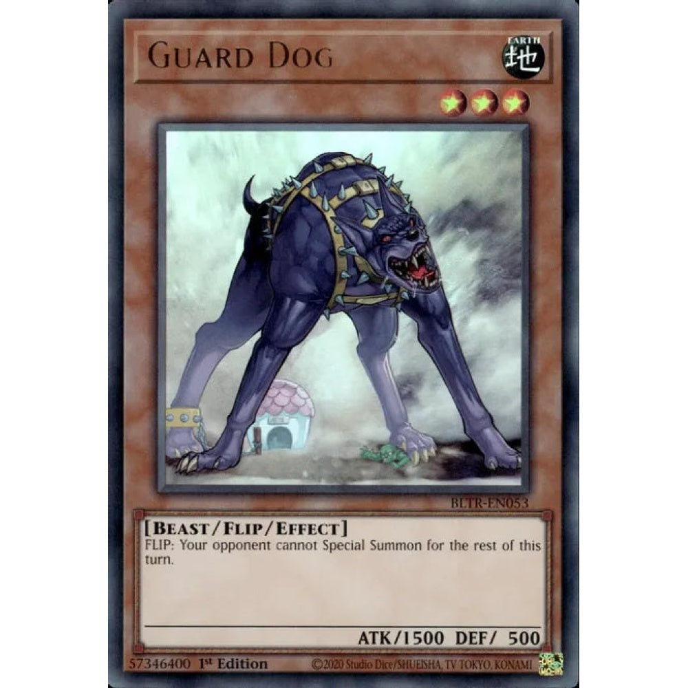Guard Dog, BLTR-EN053, Ultra Rare, Yu-Gi-Oh!, Battles of Legend: Terminal Revenge