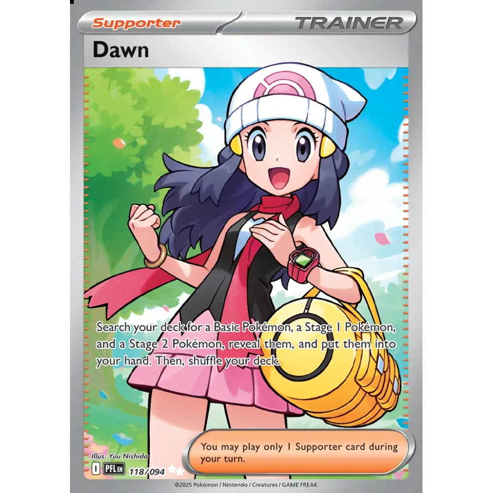 Dawn Ultra Rare 118/094 Pokemon Card Game Phantasmal Flames