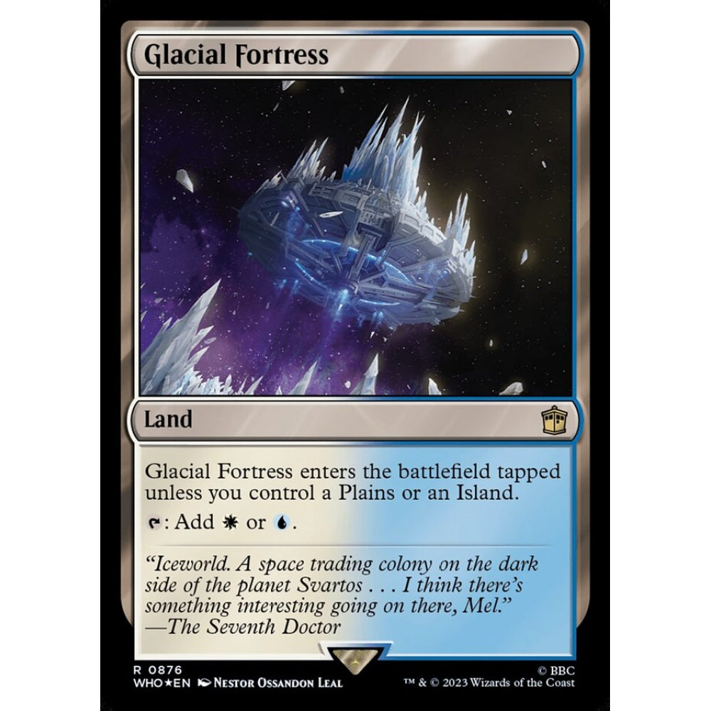 Glacial Fortress rare 876 Magic the Gathering Doctor Who