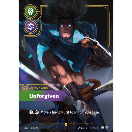 Unforgiven OGN-305/298 Riftbound Card Game Origins Showcase