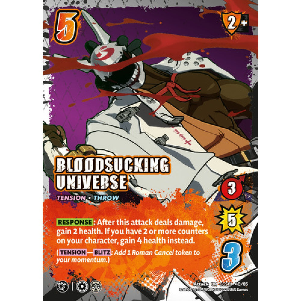 Bloodsucking Universe 40/85 Universus Card Game Guilty Gear -Strive- UR Foil