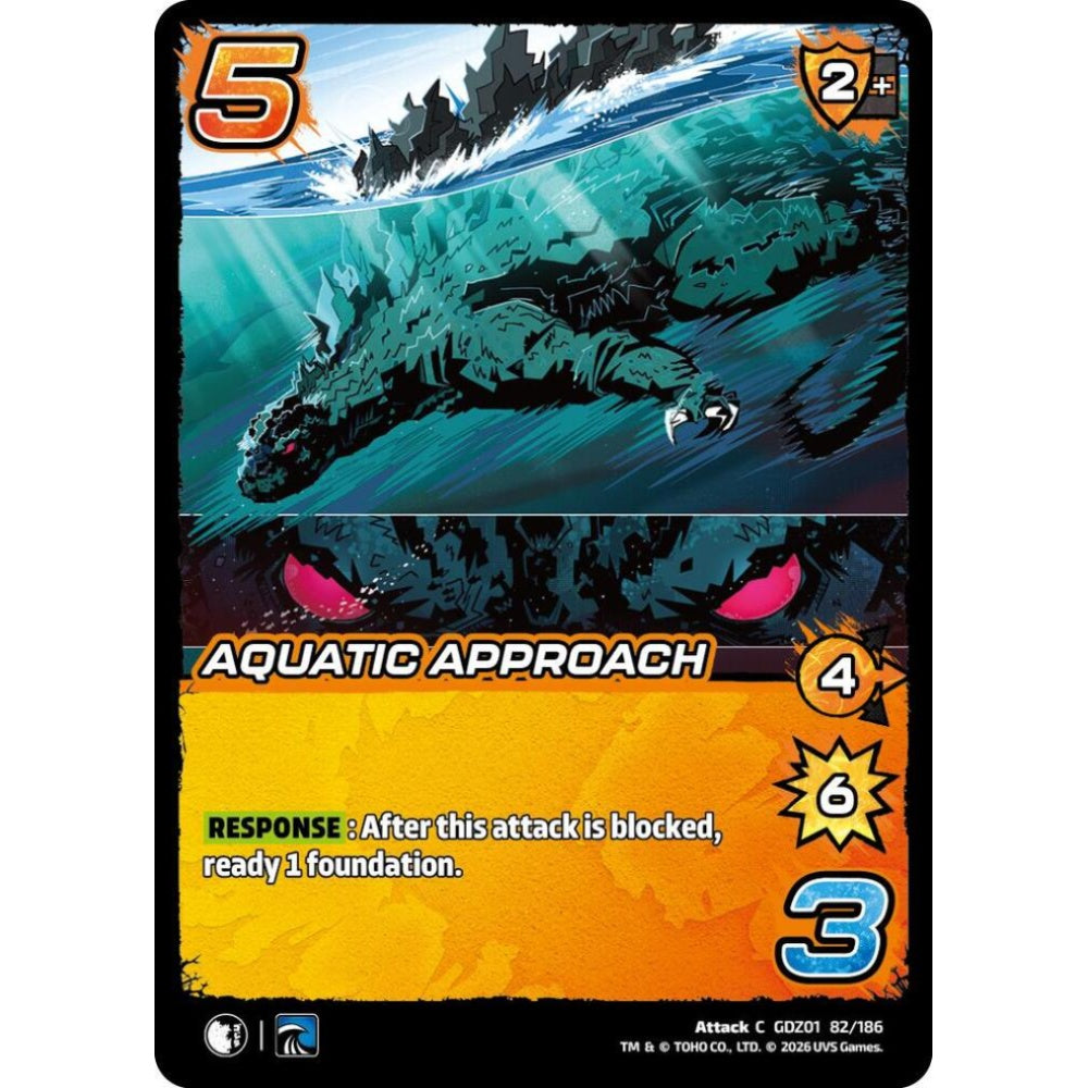 Aquatic Approach GDZ01 82/186 GDZ01 Universus Godzilla: Reign of Kaiju Attack C