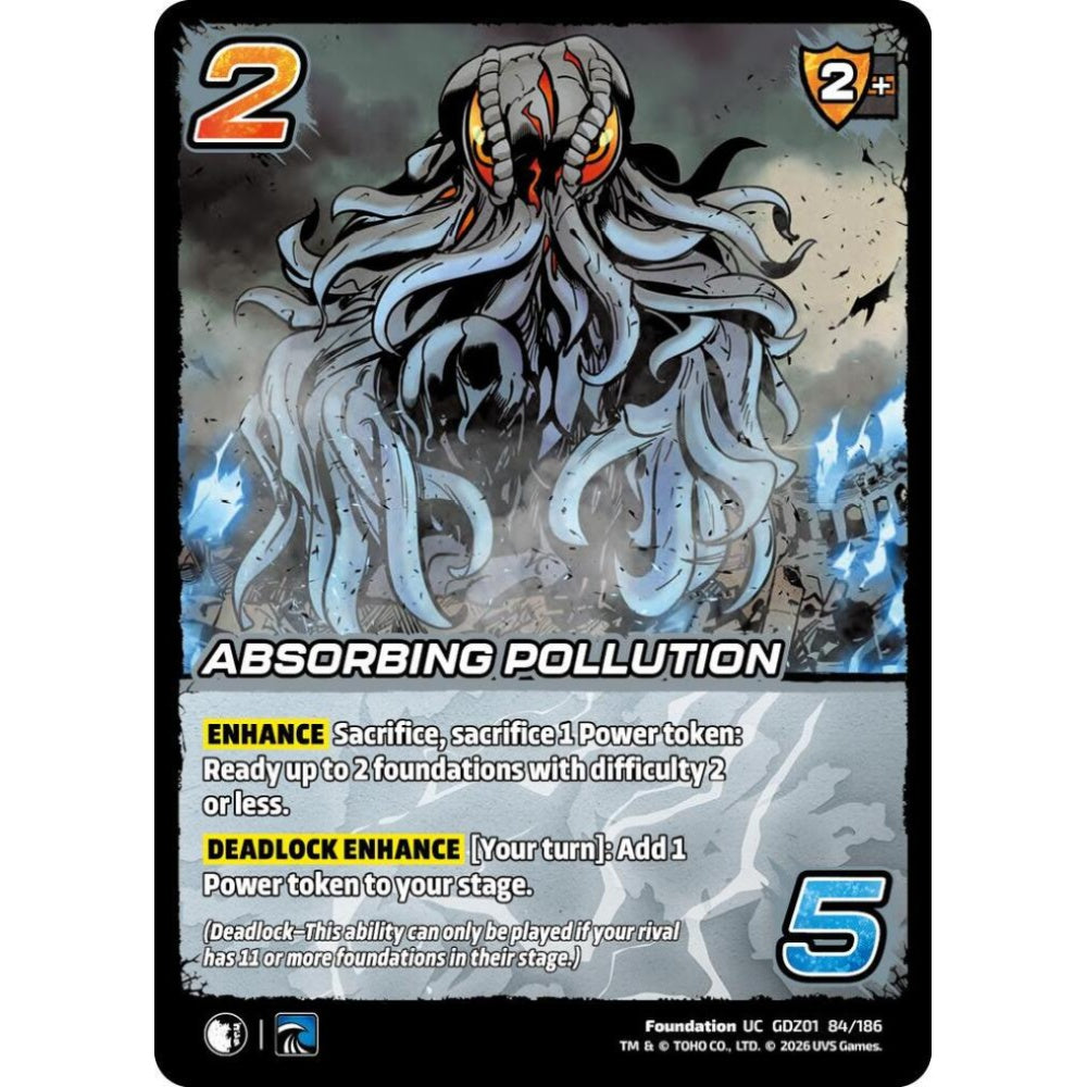 Absorbing Pollution GDZ01 84/186 GDZ01 Universus Godzilla: Reign of Kaiju Foundation UC