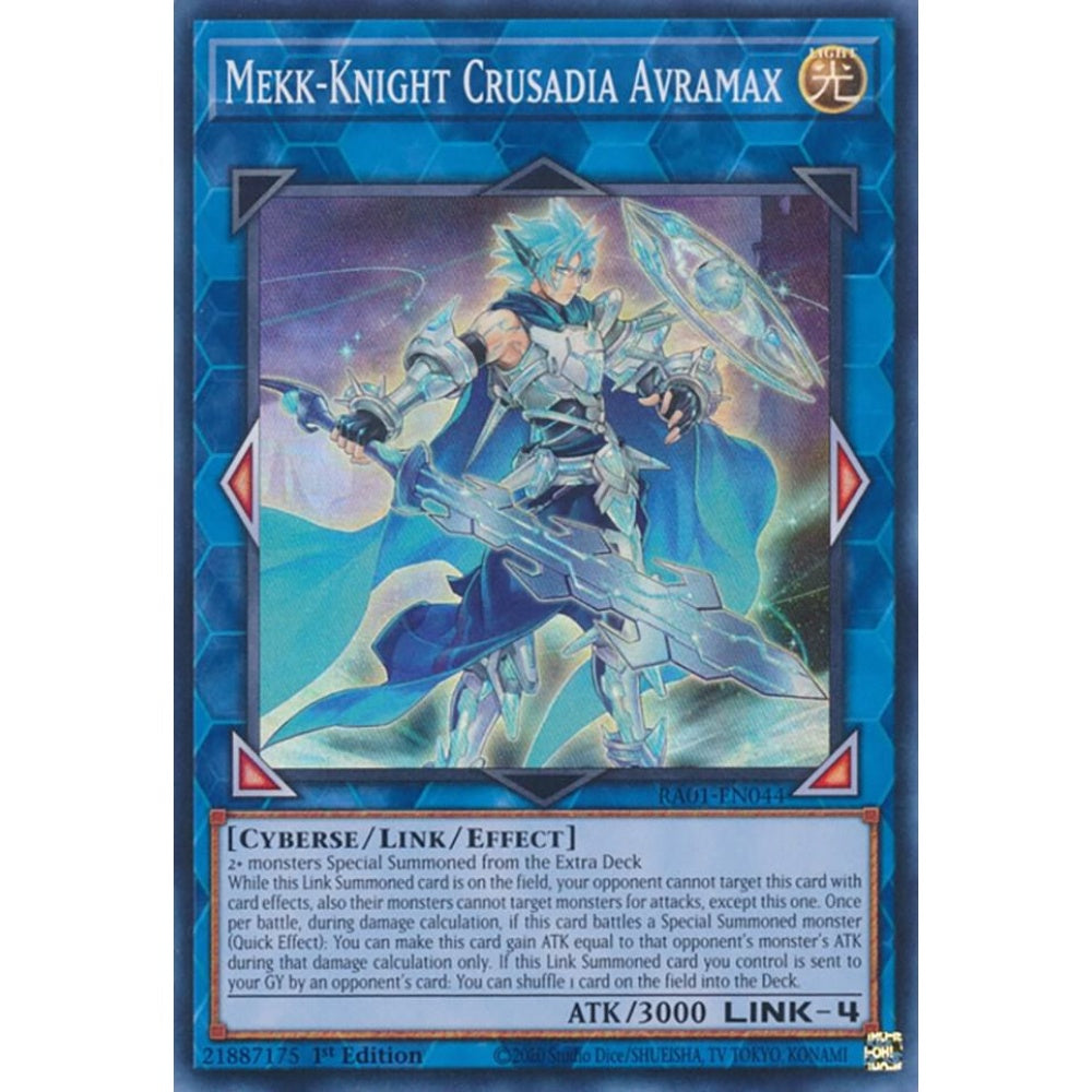 Mekk-Knight Crusadia Avramax RA01-EN044 Super Yu-Gi-Oh 25th Anniversary Rarity Collection