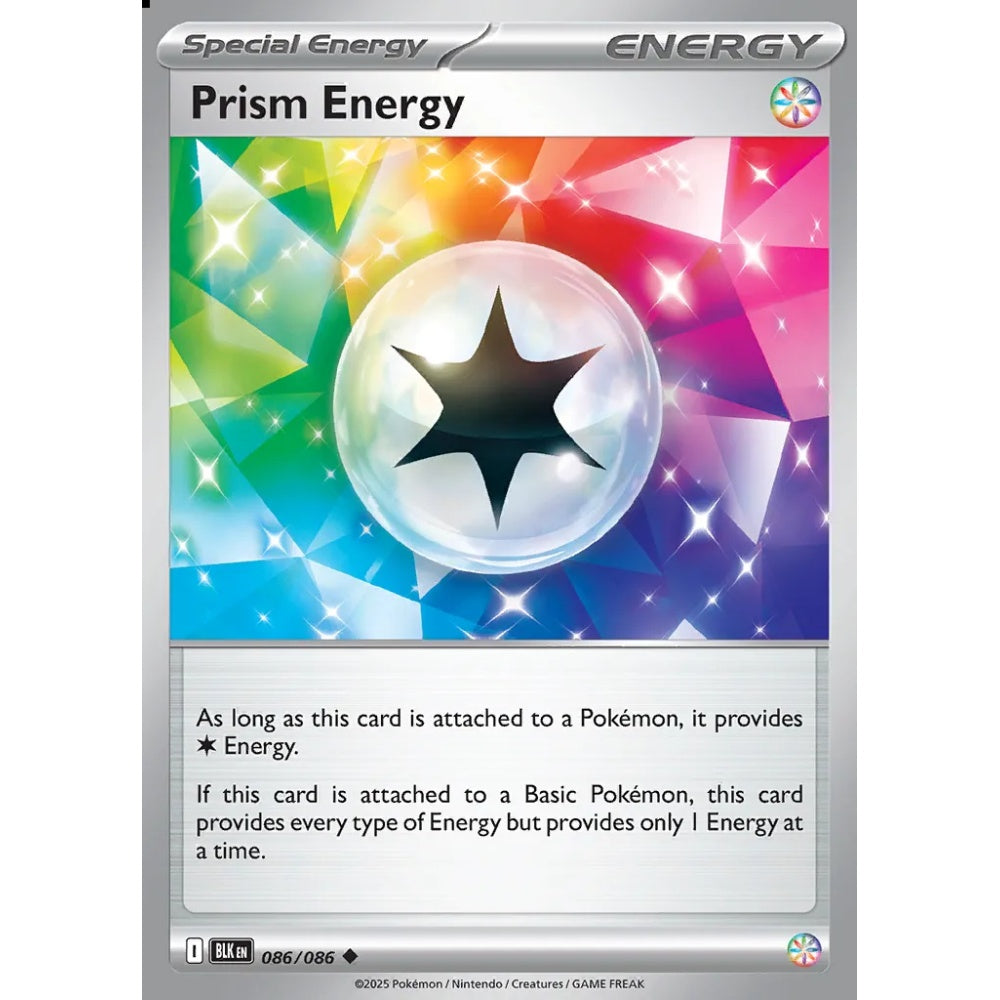 Prism Energy Uncommon 086/086 Pokemon Card Game Black Bolt