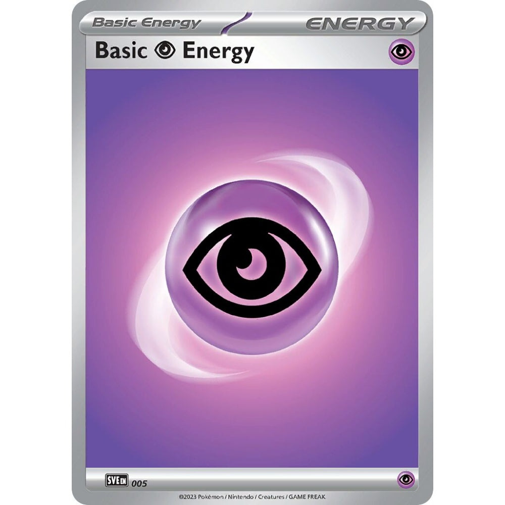 Basic Psychic Energy Fixed 5 Pokemon Card Game Scarlet & Violet Energy