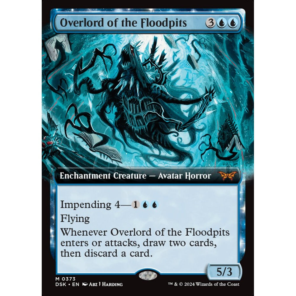 Overlord of the Floodpits, 373, mythic, Magic: The Gathering, Duskmourn: House of Horror