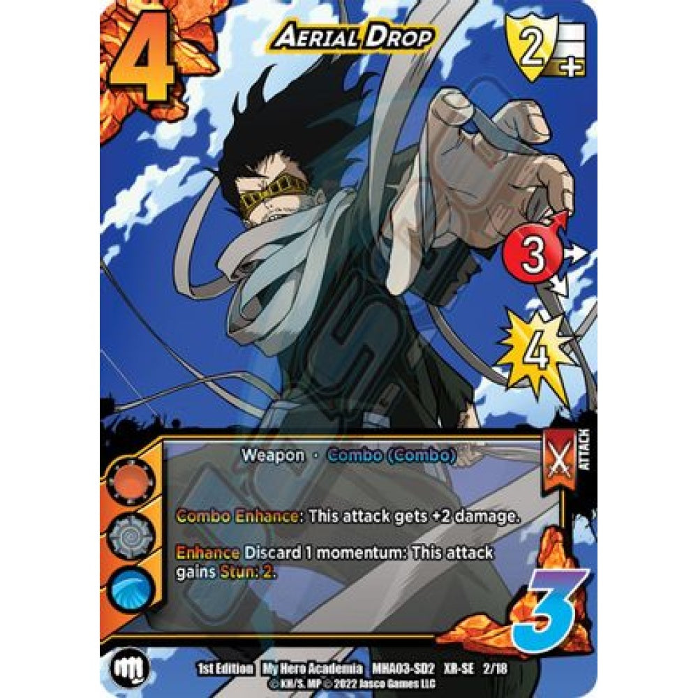 Aerial Drop, 2/18, XR-SE, UniVersus, MHA03 Heroes Clash