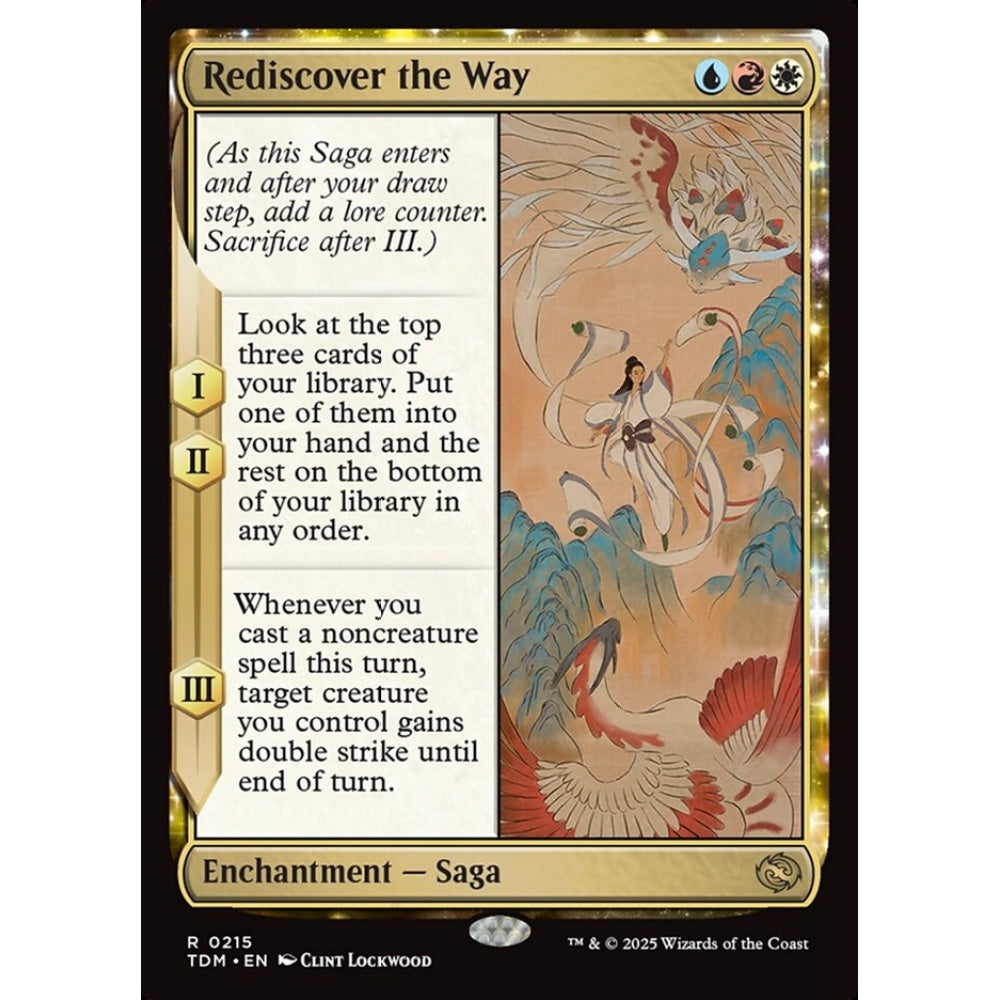 Rediscover the Way rare 215 Magic the Gathering Tarkir: Dragonstorm