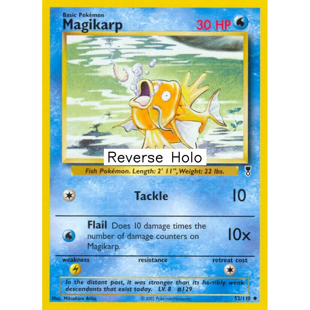 Magikarp Uncommon 52/110 Pokemon Card Game Legendary Collection