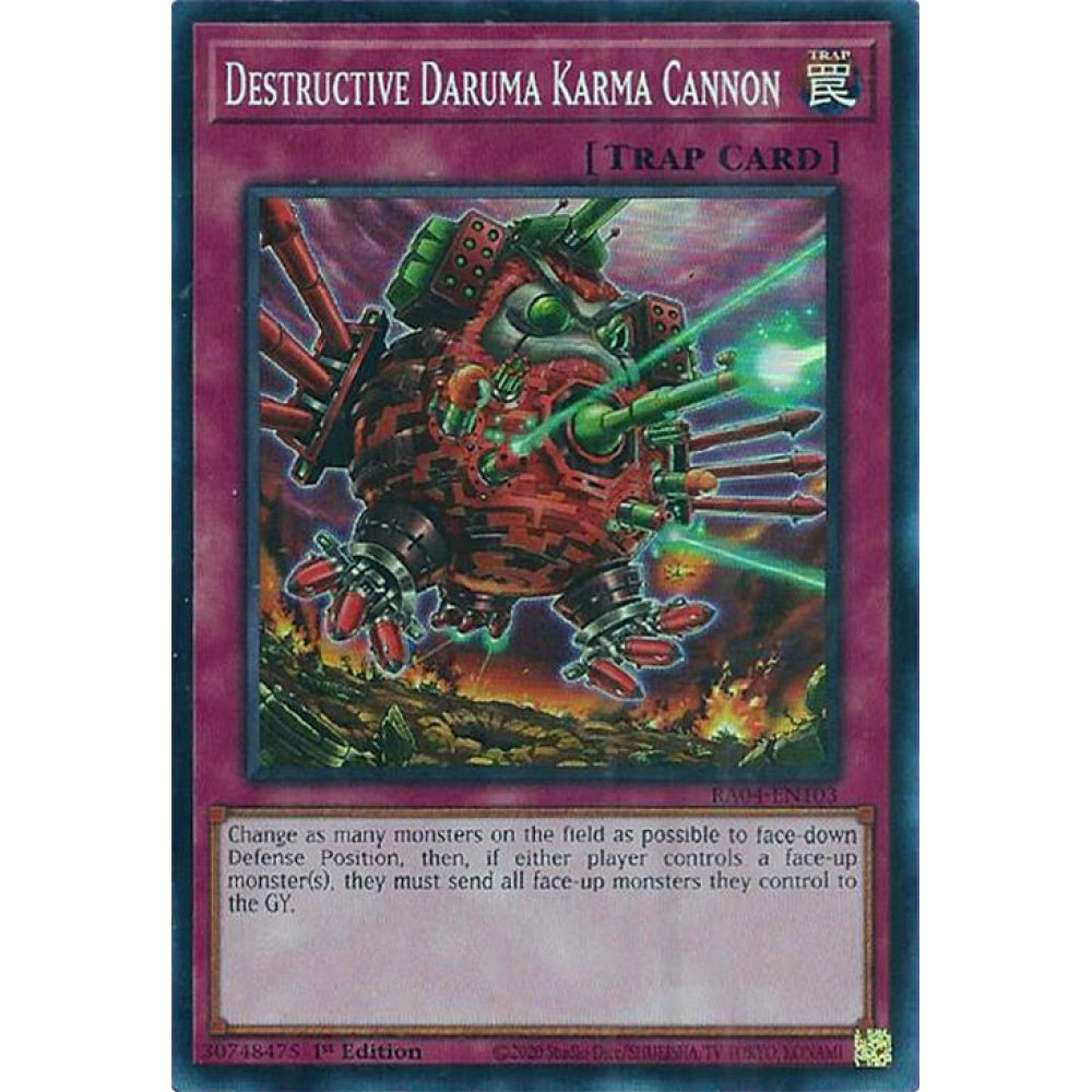 Destructive Daruma Karma Cannon - RA04-EN103 Super