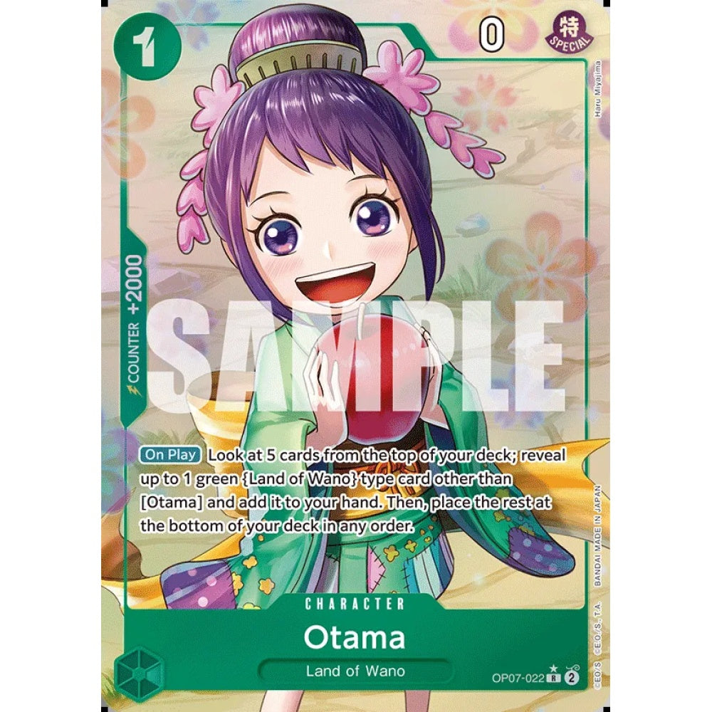 Otama, OP07-022, Rare, One Piece, 500 Years in the Future