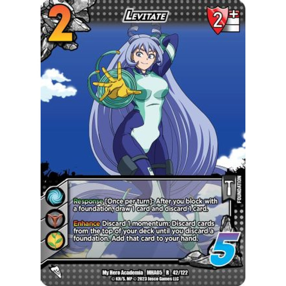 Levitate, 42/122, R, UniVersus, MHA05 Undaunted Raid