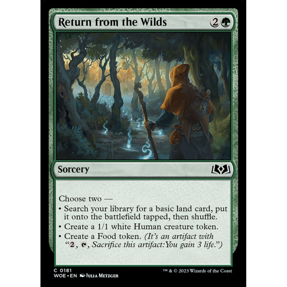 Return from the Wilds, common, 181, Magic the Gathering, Wilds of Eldraine