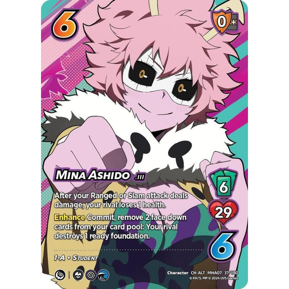 Mina Ashido, 37/180, CH-ALT, UniVersus, MHA07 Girl Power