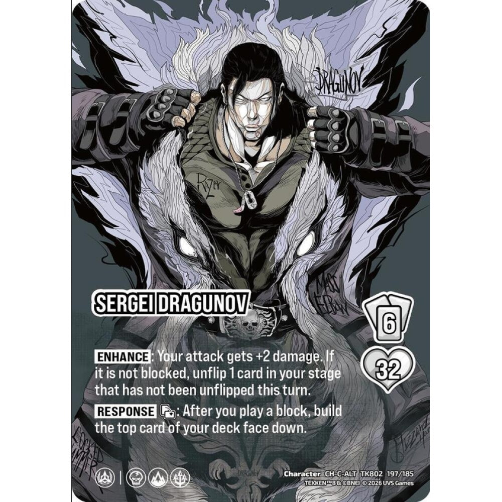 Sergei Dragunov 197/185 TK802 Universus Tekken 8 Character CH-ALT