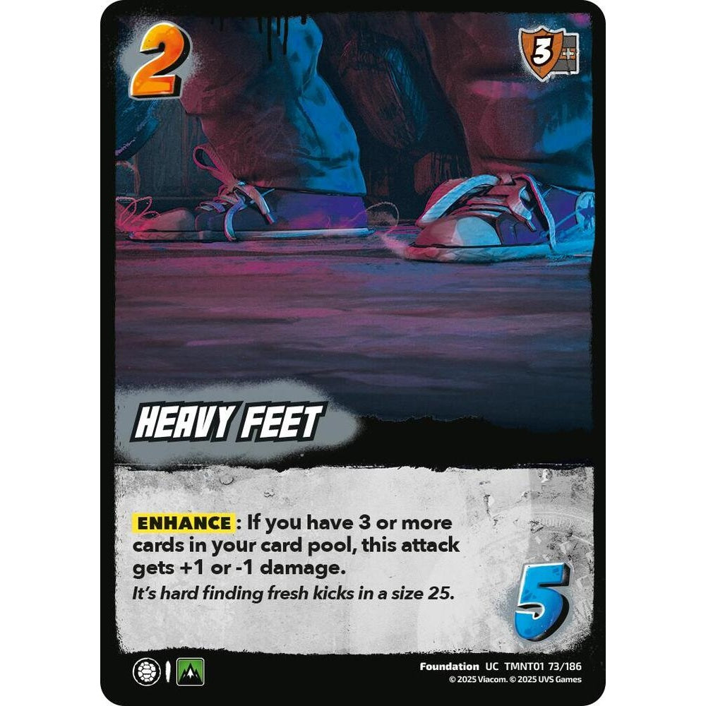 Heavy Feet 73/186 TMNT01 Universus Teenage Mutant Ninja Turtles Foundation UC