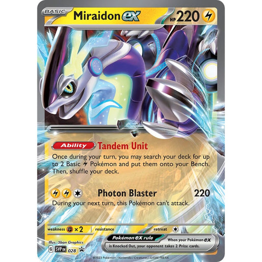 Miraidon ex Promo 028 Pokemon Card Game Scarlet & Violet Promos