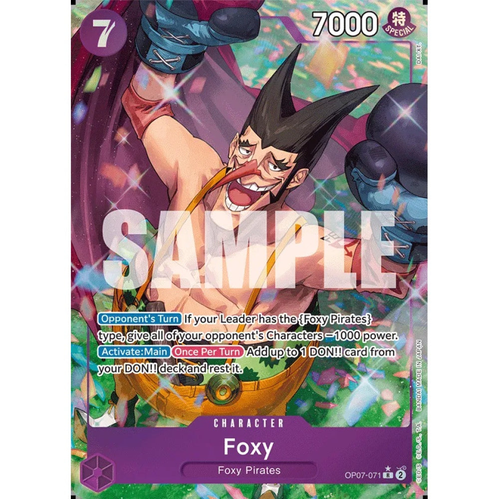 Foxy, OP07-071, Rare, One Piece, 500 Years in the Future