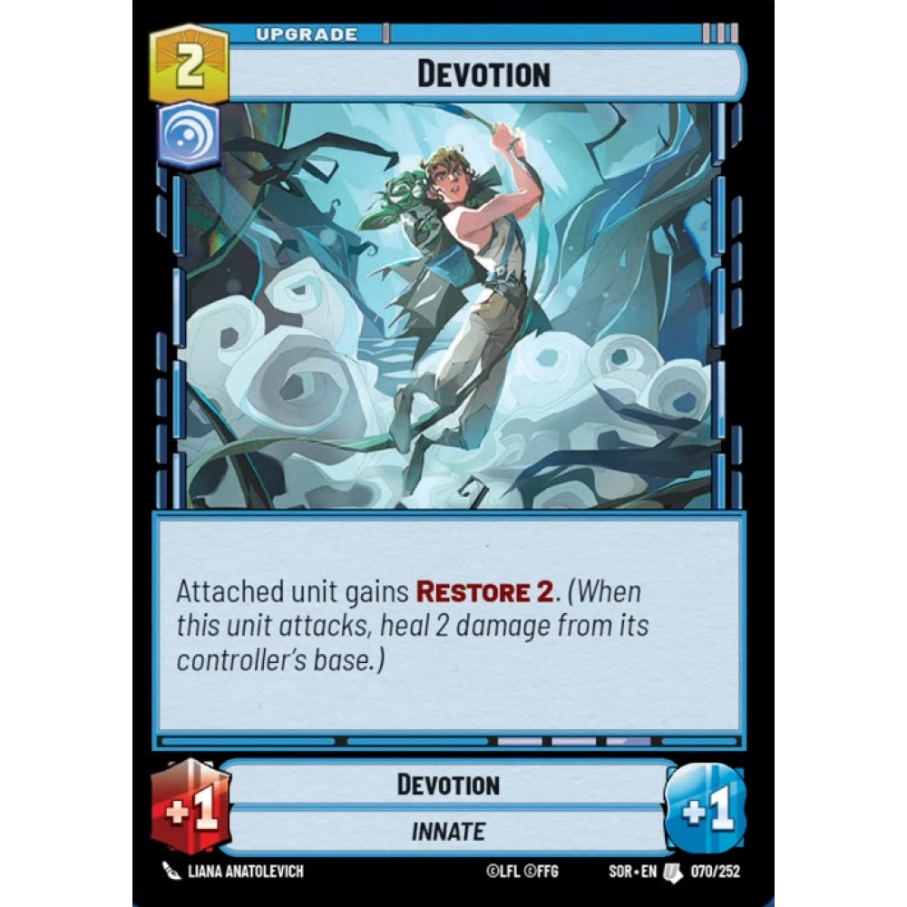Devotion, 70, U, Star Wars Unlimited, Sparks Of Rebellion