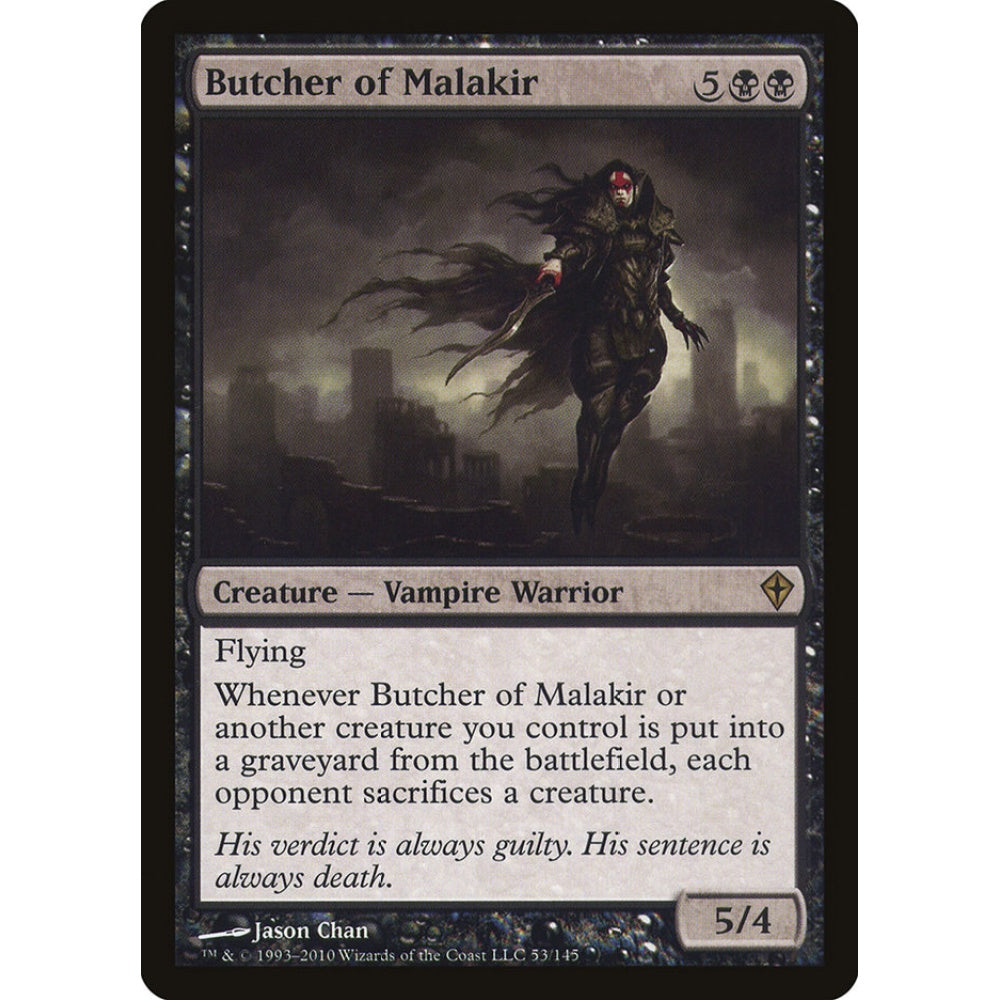 Butcher of Malakir rare 53 Magic the Gathering Worldwake