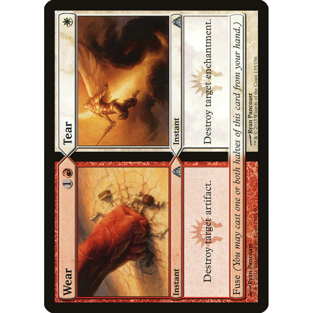 Wear // Tear uncommon 135 Magic the Gathering Dragon's Maze