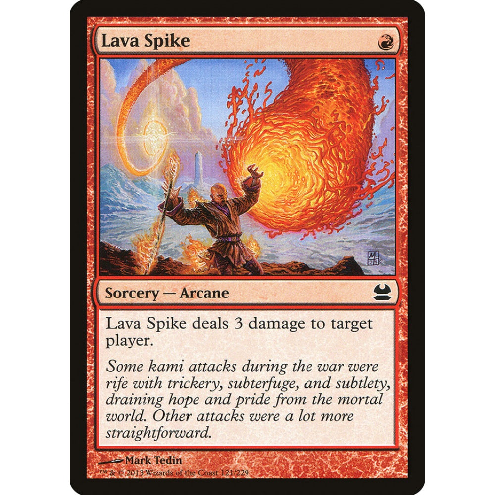 Lava Spike common 121 Magic the Gathering Modern Masters