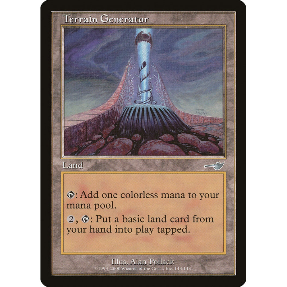 Terrain Generator uncommon 143 Magic the Gathering Nemesis