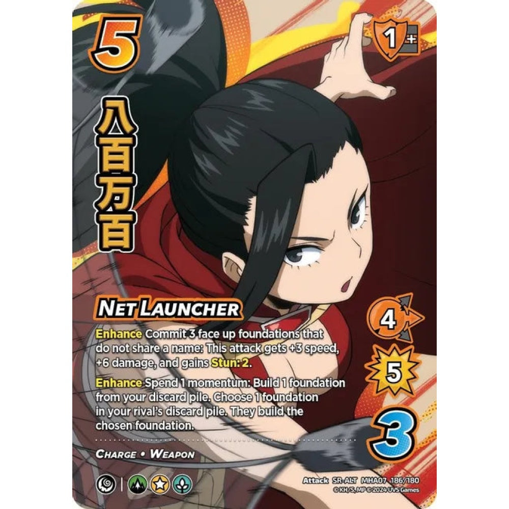 Net Launcher, 186/180, SR-ALT, UniVersus, MHA07 Girl Power