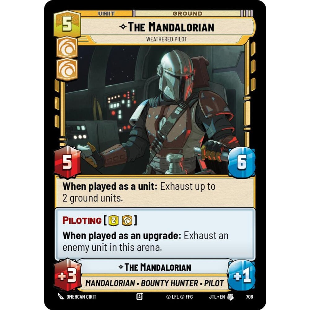 The Mandalorian, U, JTL 708) Foil, Star Wars Unlimited